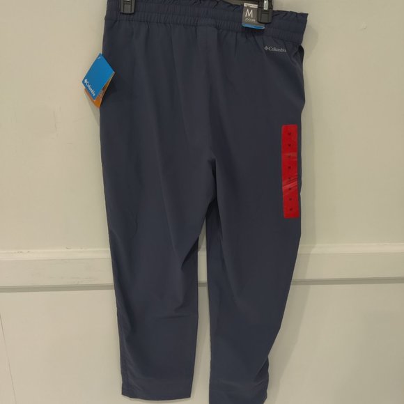 NWT Columbia Women's Omni-Shade Nylon Active Fit Jogger Navy Size M $60 Z988 - Picture 2 of 2